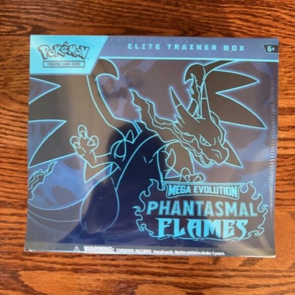 Pokemon TCG Trading Card GameMega Evolution Phantasmal Flames Elite Trainer Box - Picture 1 of 10